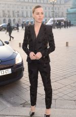 MELISSA GEORGE Arrives at Schiapparelli Fashion Show in Paris 01/23/2017