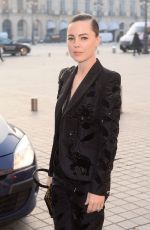 MELISSA GEORGE Arrives at Schiapparelli Fashion Show in Paris 01/23/2017