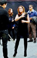 MELISSA RIVERS on the Set of Extra at Universal Studio 01/03/2017