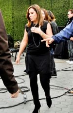 MELISSA RIVERS on the Set of Extra at Universal Studio 01/03/2017