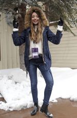 MEREDITH FOSTER Out in Park City 01/21/2017