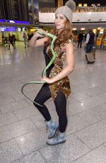 MICAELA SCHAEFER at Airport in Frankfurt am Main 01/06/2017