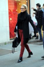 MICHELLE HUNZIKER Out Shopping in Milan 12/28/2016