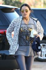 MICHELLE RODRIGUEZ Heading to a Gym in Los Angeles 01/29/2017