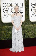 MICHELLE WILLIAMS at 74th Annual Golden Globe Awards in Beverly Hills 01/08/2017
