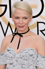 MICHELLE WILLIAMS at 74th Annual Golden Globe Awards in Beverly Hills 01/08/2017