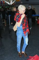 MICHELLE WILLIAMS at JFK Airport in New York 01/09/2017