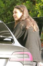 MILA KUNIS Out in Los Angeles 01/14/2017