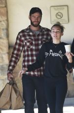 MILEY CYRUS and Liam Hemsworth Out Shopping in Los Angeles 01/06/2017