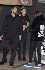MILEY CYRUS at Nobu Restaurant in Malibu 01/11/2017