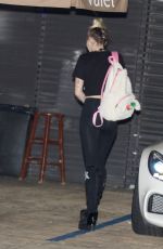 MILEY CYRUS at Nobu Restaurant in Malibu 01/11/2017