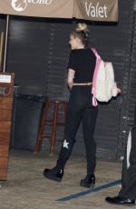 MILEY CYRUS at Nobu Restaurant in Malibu 01/11/2017