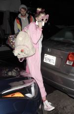 MILEY CYRUS Night Out in Los Angeles 01/12/2017