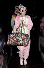 MILEY CYRUS Night Out in Los Angeles 01/12/2017