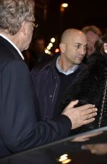 MILLA JOVIVICH Leaves Borchardt Restaurant in Berlin 01/19/2017