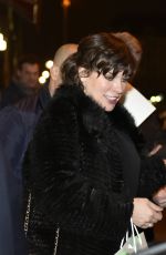 MILLA JOVIVICH Leaves Borchardt Restaurant in Berlin 01/19/2017