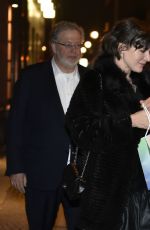 MILLA JOVIVICH Leaves Borchardt Restaurant in Berlin 01/19/2017