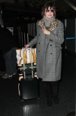 MILLA JOVOVICH at JFK Airport in New York 01/25/2017