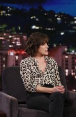 MILLA JOVOVICH at Jimmy Kimmel Live 01/24/2017
