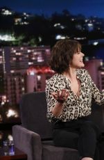 MILLA JOVOVICH at Jimmy Kimmel Live 01/24/2017