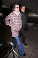 MILLA JOVOVICH at Los Angeles International Airport 01/20/2017