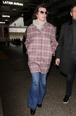 MILLA JOVOVICH at Los Angeles International Airport 01/20/2017