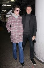 MILLA JOVOVICH at Los Angeles International Airport 01/20/2017