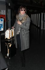 MILLA JOVOVICH at Los Angeles International Airport 01/25/2017