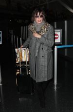 MILLA JOVOVICH at Los Angeles International Airport 01/25/2017