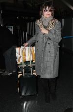 MILLA JOVOVICH at Los Angeles International Airport 01/25/2017