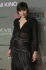 MILLA JOVOVICH at Resident Evil: The Final Chapter Premiere in Berlin 01/19/2017