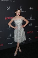 MILLIE BOBBY BROWN at Weinstein Company and Netflix Golden Globe Party in Beverly Hills 01/08/2017