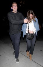 MINKA KELLY Night Out in West Hollywood 01/15/2017