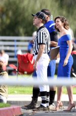 MIRANDA KERR on he Set of a TV Show in Los Angeles 01/13/2017