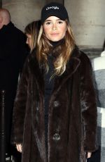 MIROSLAVA DUMA Leaves Giambattista Valli Fashion Show in Paris 01/23/2017