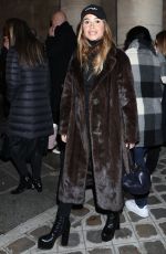 MIROSLAVA DUMA Leaves Giambattista Valli Fashion Show in Paris 01/23/2017