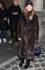 MIROSLAVA DUMA Leaves Giambattista Valli Fashion Show in Paris 01/23/2017