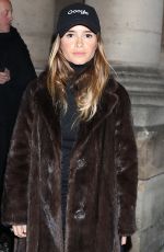 MIROSLAVA DUMA Leaves Giambattista Valli Fashion Show in Paris 01/23/2017