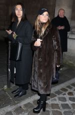 MIROSLAVA DUMA Leaves Giambattista Valli Fashion Show in Paris 01/23/2017