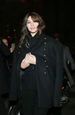 MONICA BELLUCCI Leaves Alexandre Vauthier Fashion Show in Paris 01/24/2017