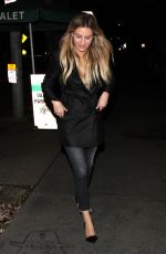 MORGAN STEWART Out for Dinner in West Hollywood 01/13/2017