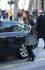 MYLEENE KLASS Leaves Global Radio Studios in London 01/17/2017