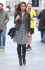 MYLEENE KLASS Leaves Global Radio Studios in London 01/17/2017
