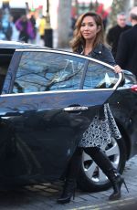 MYLEENE KLASS Leaves Global Radio Studios in London 01/17/2017