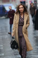 MYLEENE KLASS Leaves Smooth Radio in London 01/17/2017