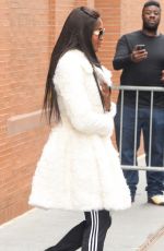 NAOMI CAMPBELL Leaves ABC Studios in New York 01/04/2017