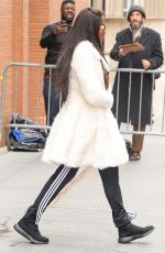 NAOMI CAMPBELL Leaves ABC Studios in New York 01/04/2017