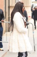 NAOMI CAMPBELL Leaves ABC Studios in New York 01/04/2017