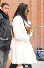 NAOMI CAMPBELL Leaves ABC Studios in New York 01/04/2017