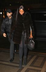 NAOMI CAMPBELL Night Out in New York 01/17/2017